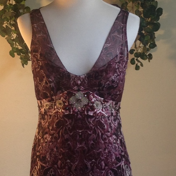 Elie Tahari Floral Evening Dress - Retro - Picture 2 of 6